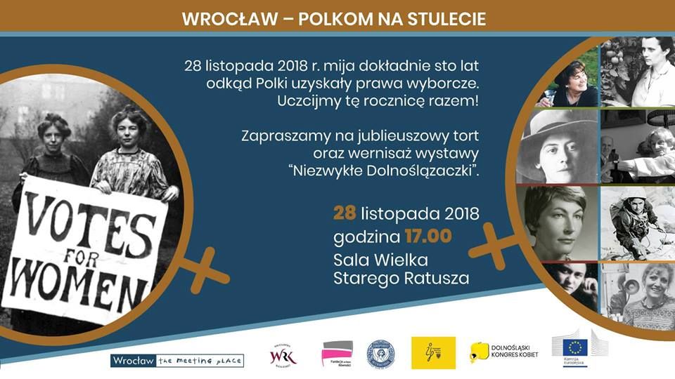 Freya von Moltke na wystawie "Niezwykłe Dolnoślązaczki". Wernisaż wystawy - Wrocław, 28.11.2018