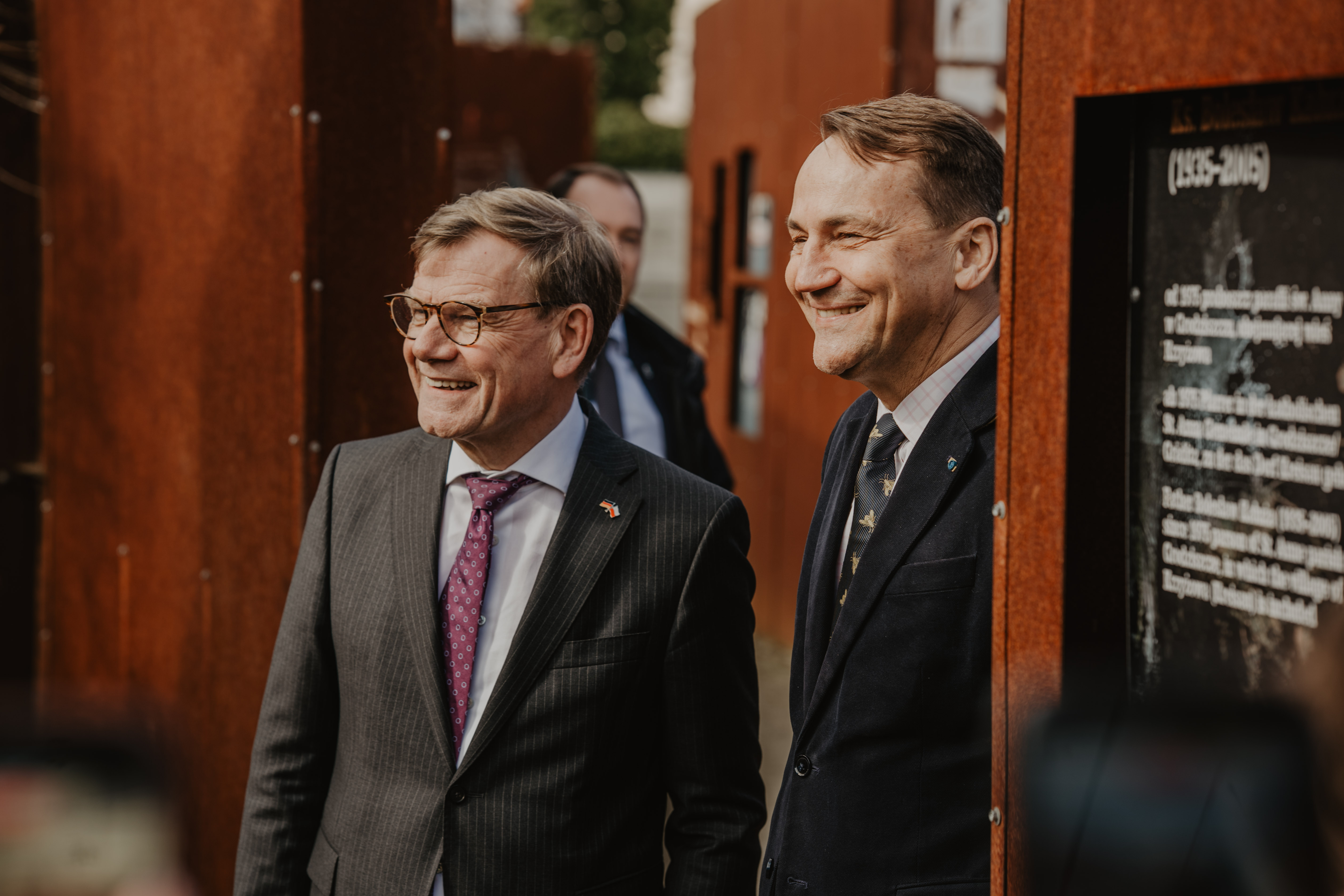 Außenminister Polens und Deutschlands zu Besuch in Kreisau