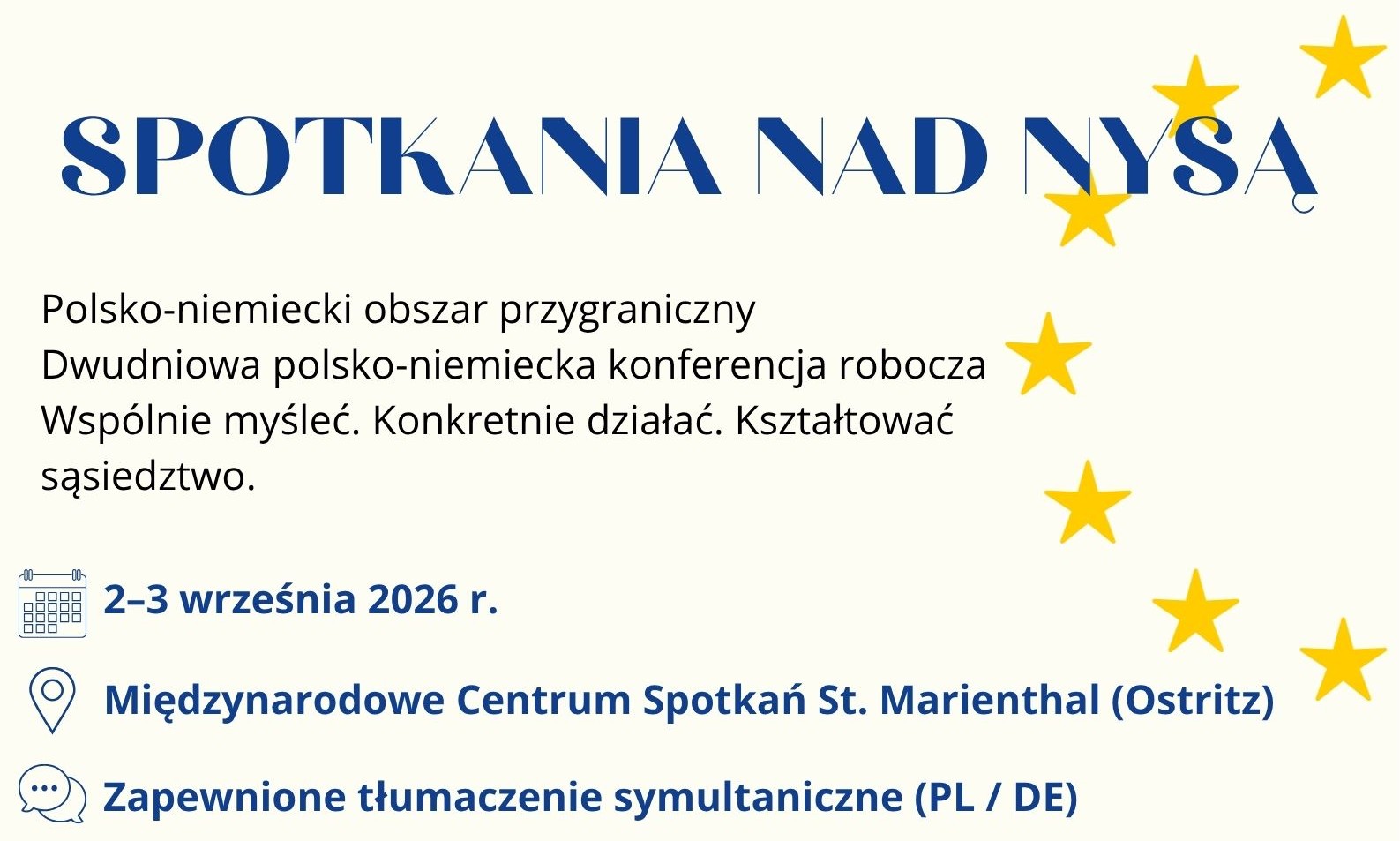 Spotkania nad Nysą – wspólnie kształtujmy pogranicze