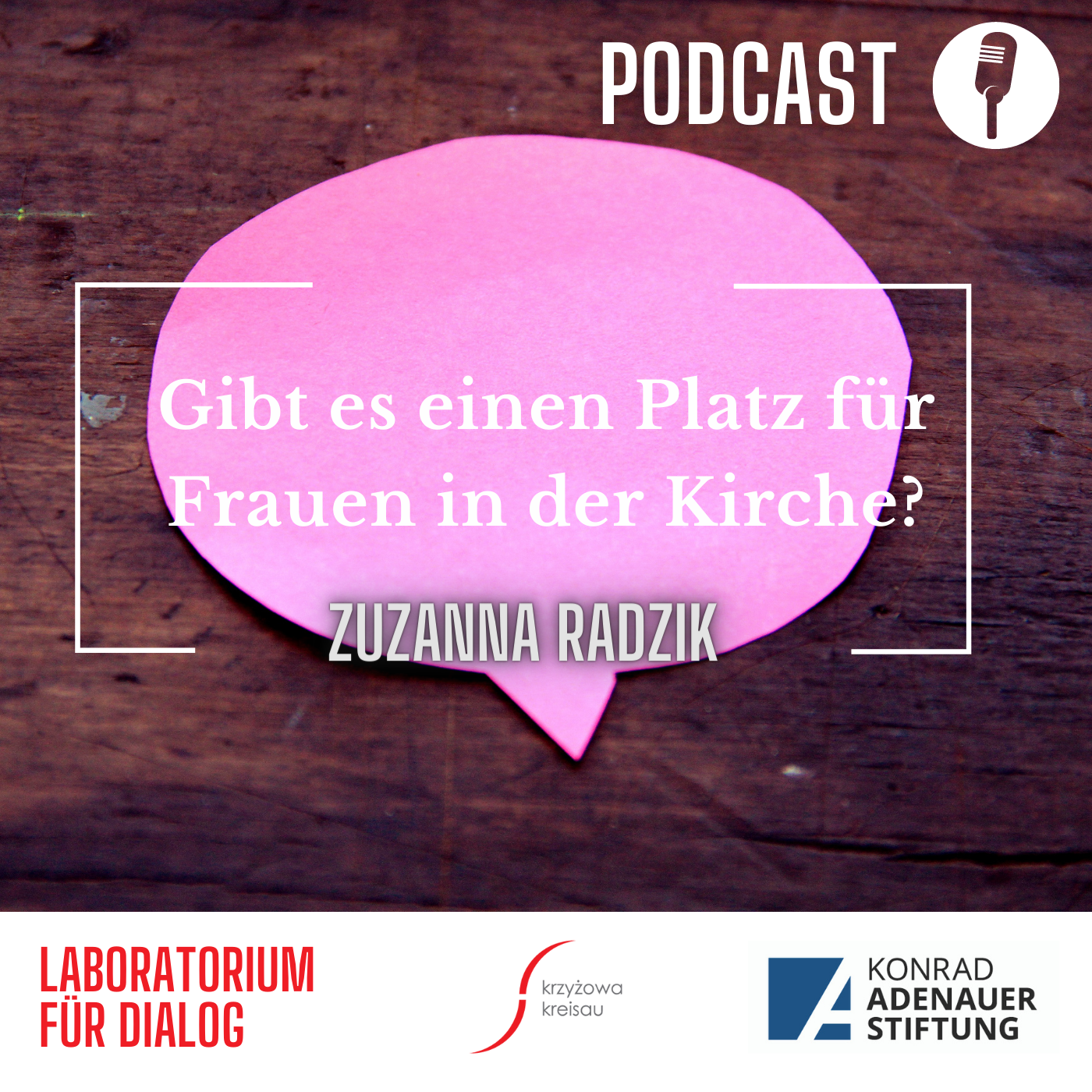 PODCAST ||  Zuzanna Radzik - Gibt es einen Platz für Frauen in der Kirche?