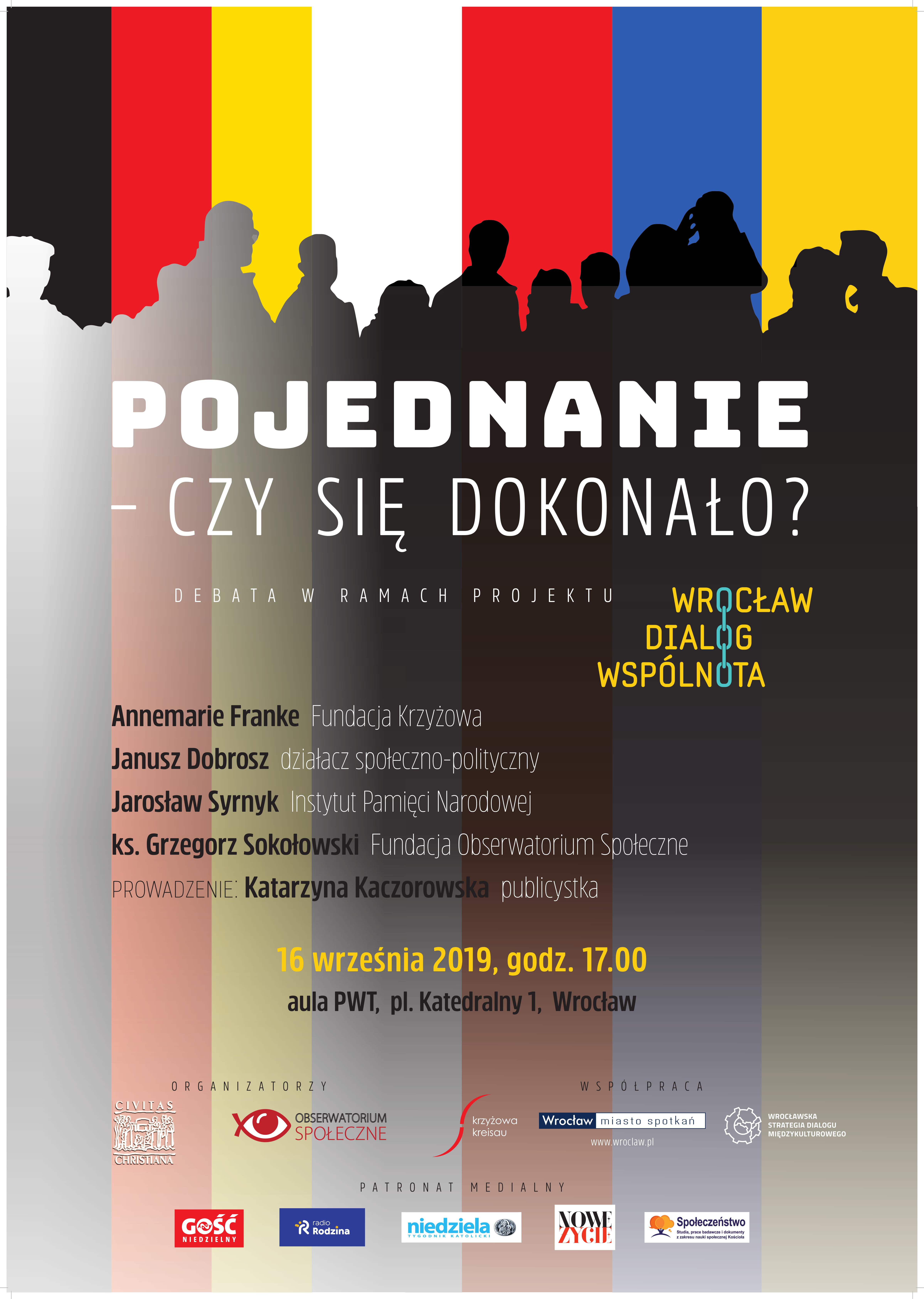 Debatte "Versöhnung – ob es getan wurde?": 16 September, Wrocław (PWT)